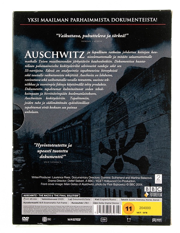 Auschwitz DVD - DVD-elokuvat - 10105593872 - 1