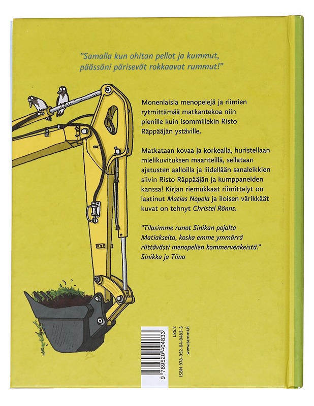 Risto Räppääjä maalla, merellä ja ilmassa - Nopola, Matias - Lastenkirjat - 10105593925 - 1
