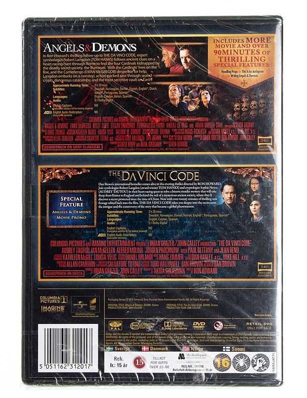 Angels and Demons DVD  - DVD-elokuvat - 10105593932 - 1