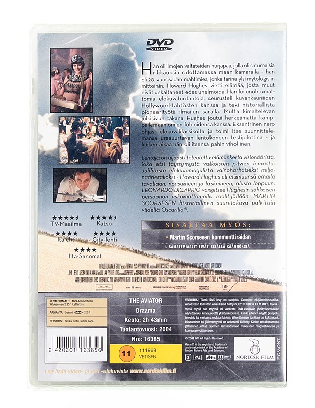 The Aviator - dvd - DVD-elokuvat - 10105593972 - 1