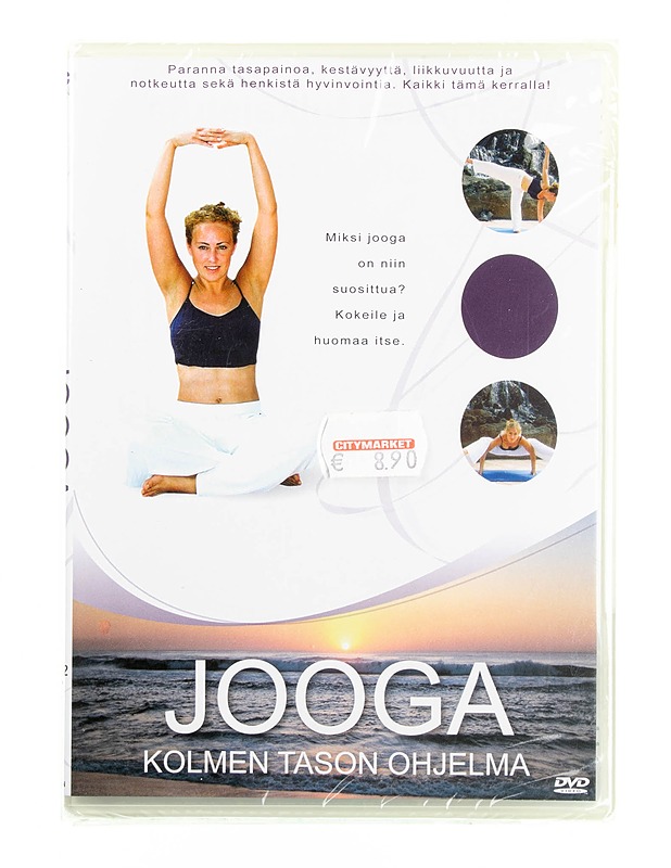 Jooga: kolmen tason ohjelma - dvd - DVD-elokuvat - 10105593980 - 0