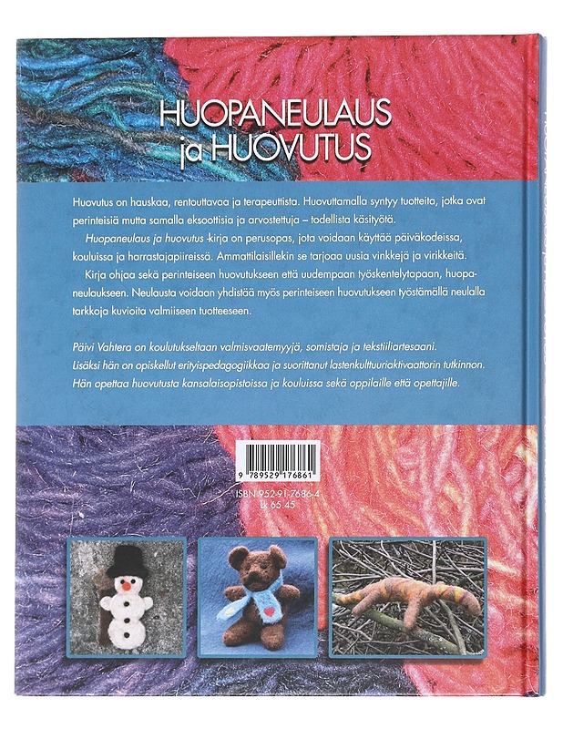 Huopaneulaus ja huovutus - Vahtera, Päivi - Tietokirjat ja oppaat - 10105593984 - 1