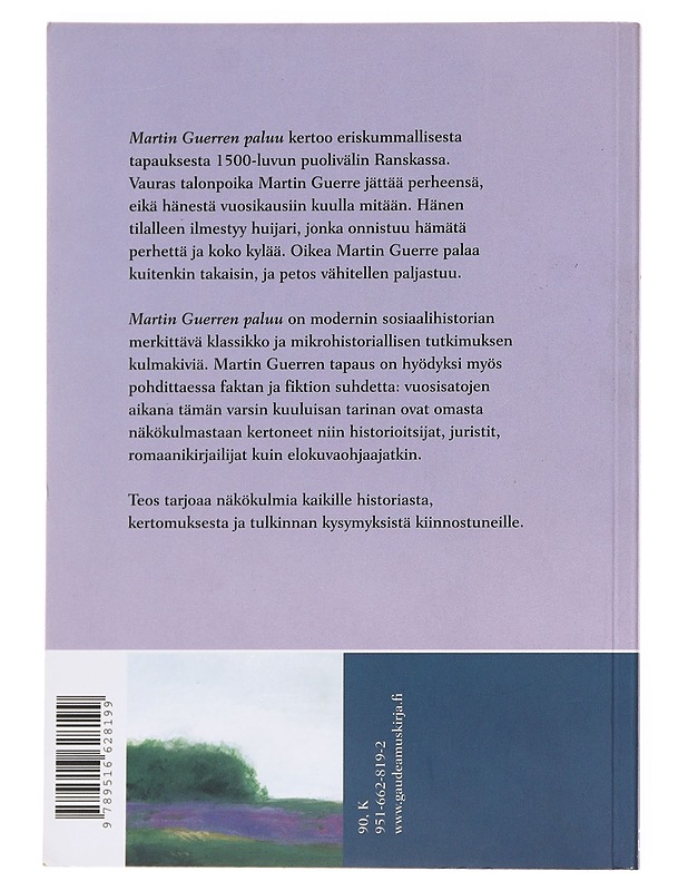 Martin Guerren paluu - Davis, Natalie Zemon - Tietokirjat ja oppaat - 10105594035 - 1