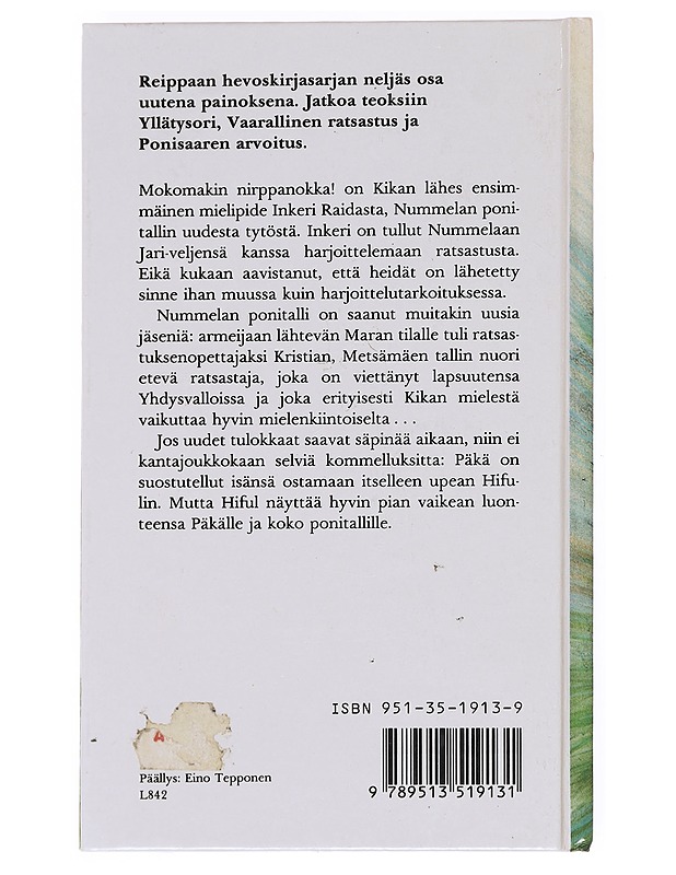 On hevosten aika / tyttöromaani - Merja Jalo - Kaunokirjallisuus - 10105594050 - 1