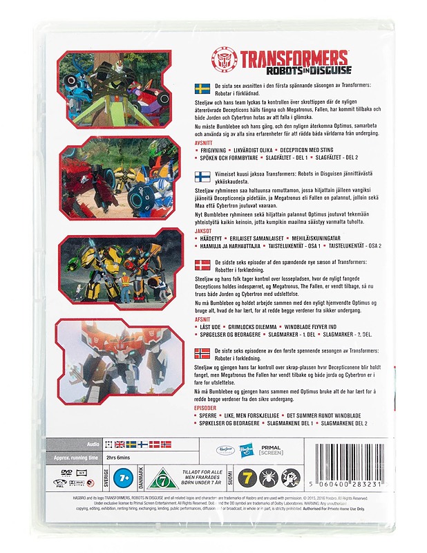 Transformers Robots in Disguise Optimus Returns DVD  - DVD-elokuvat - 10105594052 - 1