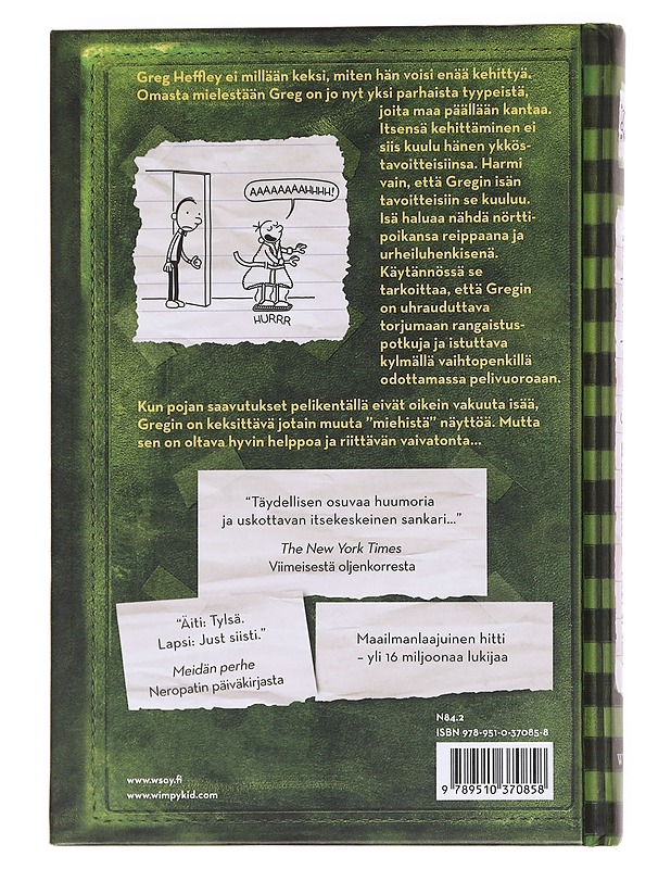 Neropatin päiväkirja / 3 Viimeinen oljenkorsi : Greg Heffleyn julkaisu - Kinney, Jeff - Nuorten kirjat - 10105594076 - 1