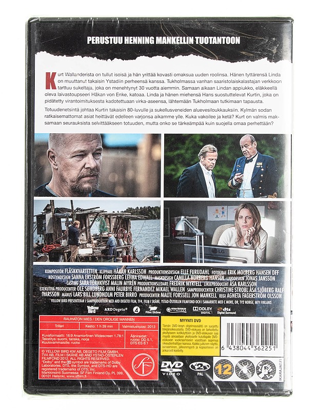 Wallander Rauhaton mies DVD - DVD-elokuvat - 10105594073 - 1