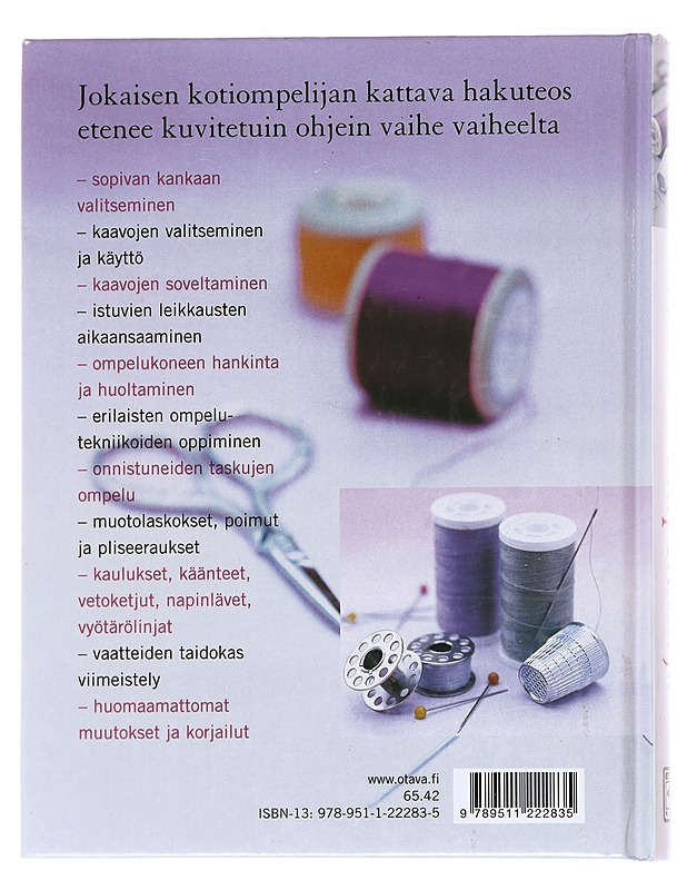 Otavan suuri ompelukirja / käytännön opas kotiompelijalle - Cream, Penelope - Kirja lahjaksi - 10105594090 - 1