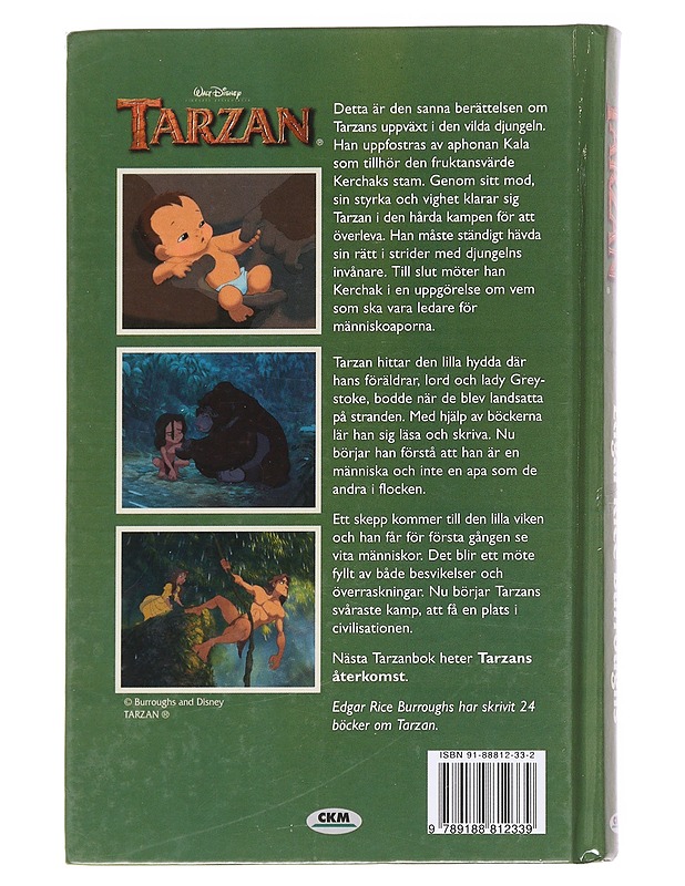 Tarzan, apornas son - Burroughs, Edgar Rice - Romaanit ja novellit - 10105594111 - 1