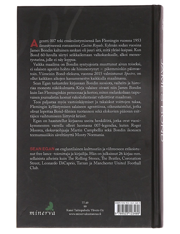 Kuolematon James Bond / salaisen agentin koko tarina - Egan, Sean - Romaanit ja novellit - 10105594118 - 0