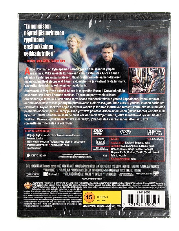 Todistettavasti elossa - dvd - DVD-elokuvat - 10105594236 - 1