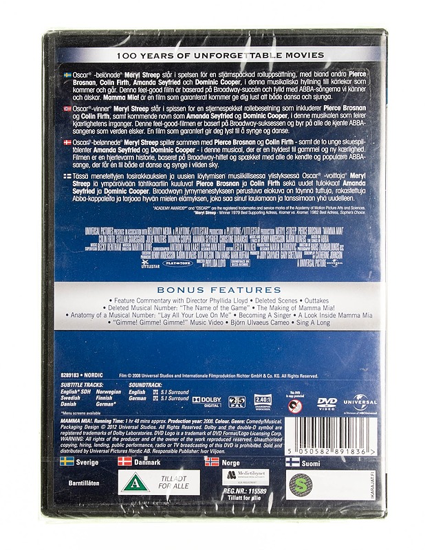 Mamma Mia the movie - dvd - DVD-elokuvat - 10105594243 - 1