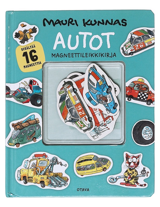 Autot : magneettileikkikirja - Mauri Kunnas - Lastenkirjat - 10105594249 - 0