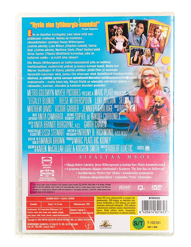Blondin kosto DVD - DVD-elokuvat - 10105594284 - 1
