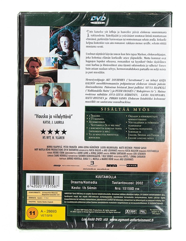 Kuutamolla DVD - DVD-elokuvat - 10105594308 - 1
