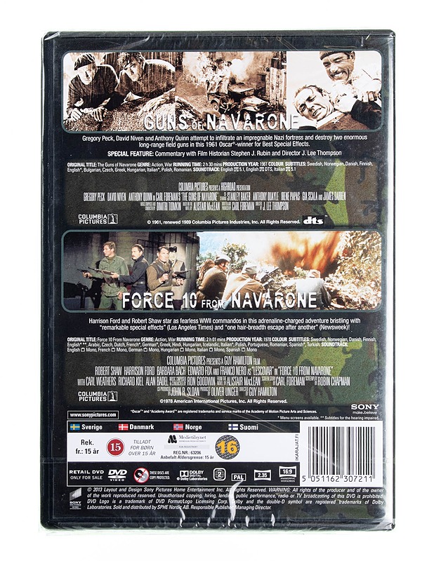 Guns of Navarone & Force 10 from Navarone - DVD-elokuvat - 10105594317 - 1