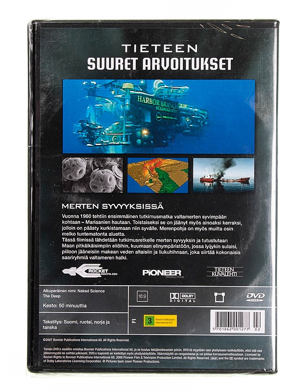 Tieteen Suuret Arvoitukset DVD - DVD-elokuvat - 10105594315 - 1