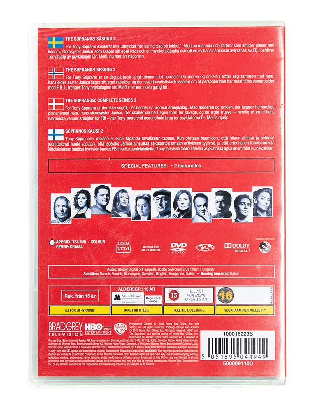 Sopranos kausi 2 - dvd - DVD-elokuvat - 10105594330 - 1