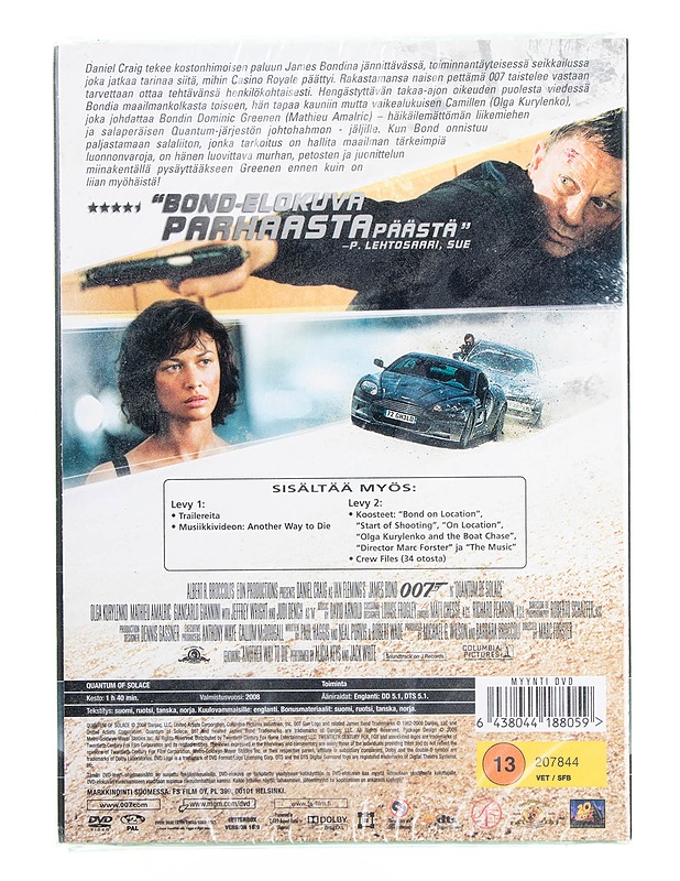 Quantum of Solace DVD - DVD-elokuvat - 10105594349 - 1