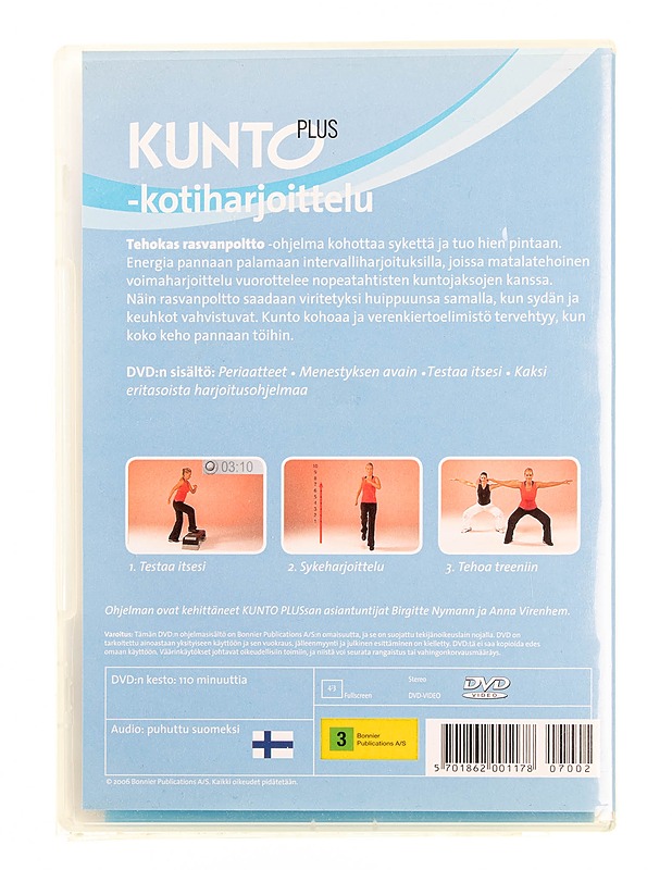 Tehokas rasvanpoltto DVD - DVD-elokuvat - 10105594351 - 1