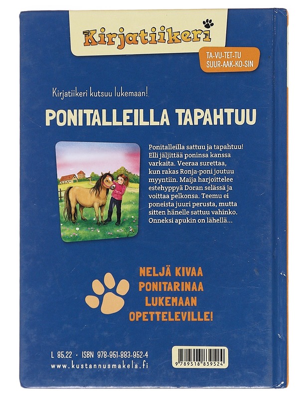 Ponitalleilla tapahtuu - Angermayer, Karen Christine - Lastenkirjat - 10105594360 - 1