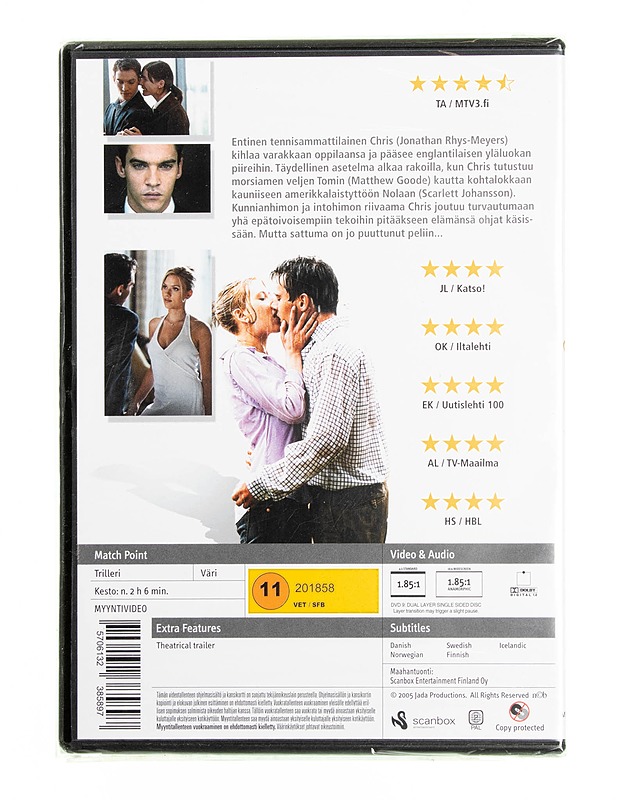 Match Point - dvd - DVD-elokuvat - 10105594413 - 1
