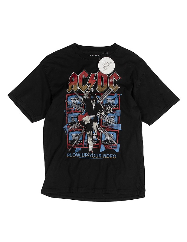 AC/DC loose fit kuviollinen paita, S - Miesten paidat - 10105594435 - 0