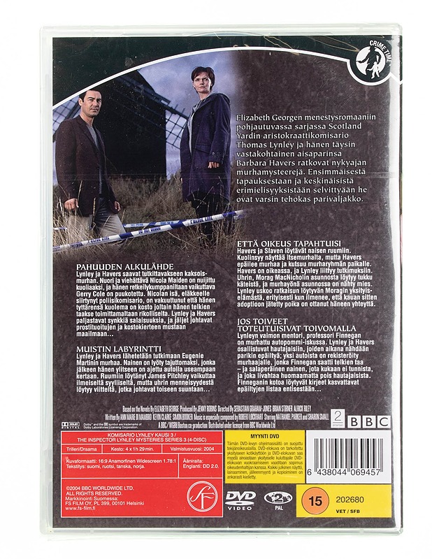 Komisario Lynley, kausi 3 - DVD - DVD-elokuvat - 10105594465 - 1