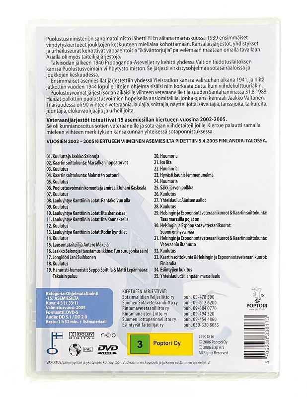 Viimeinen asemiessilta DVD - DVD-elokuvat - 10105594483 - 1