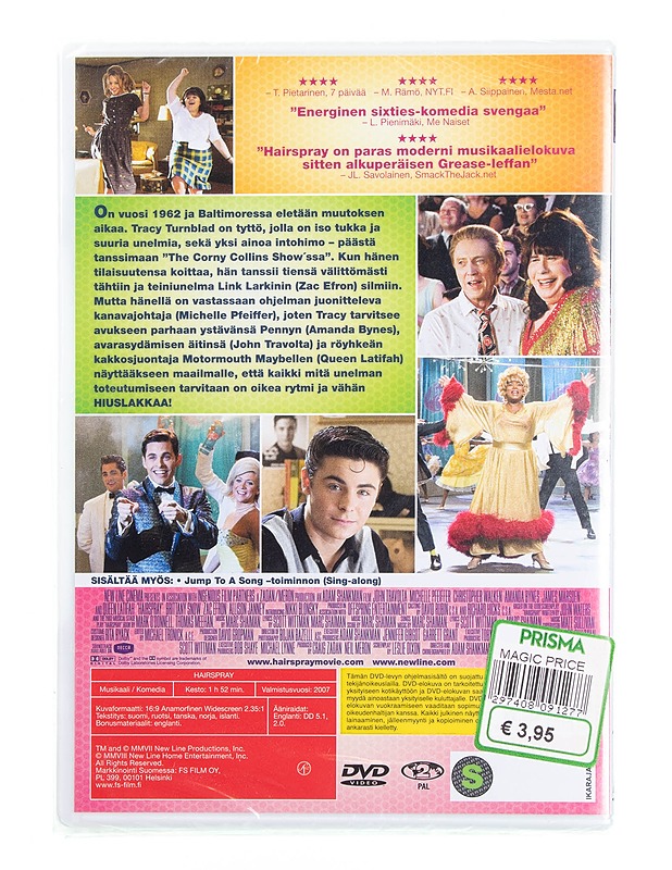 Hairspray DVD - DVD-elokuvat - 10105594487 - 1