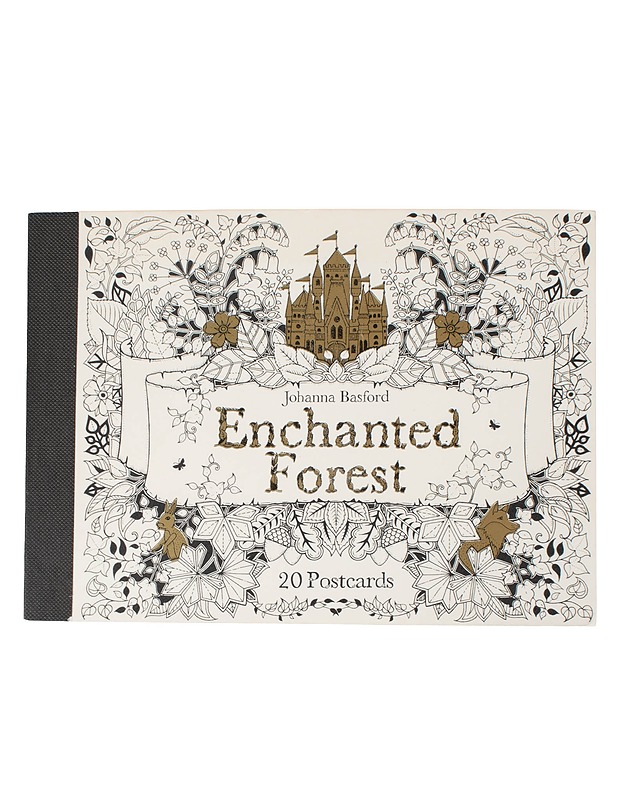 HARRY POTTER Enchanted Forest -värityskorttikirja - Askartelu - 10105594511 - 0