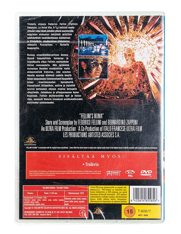Fellinin Rooma DVD - DVD-elokuvat - 10105594517 - 1