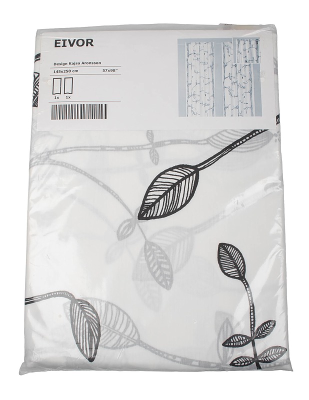 IKEA Eivor verho, 2 kpl - Verhot ja kapat - 10105594521 - 0