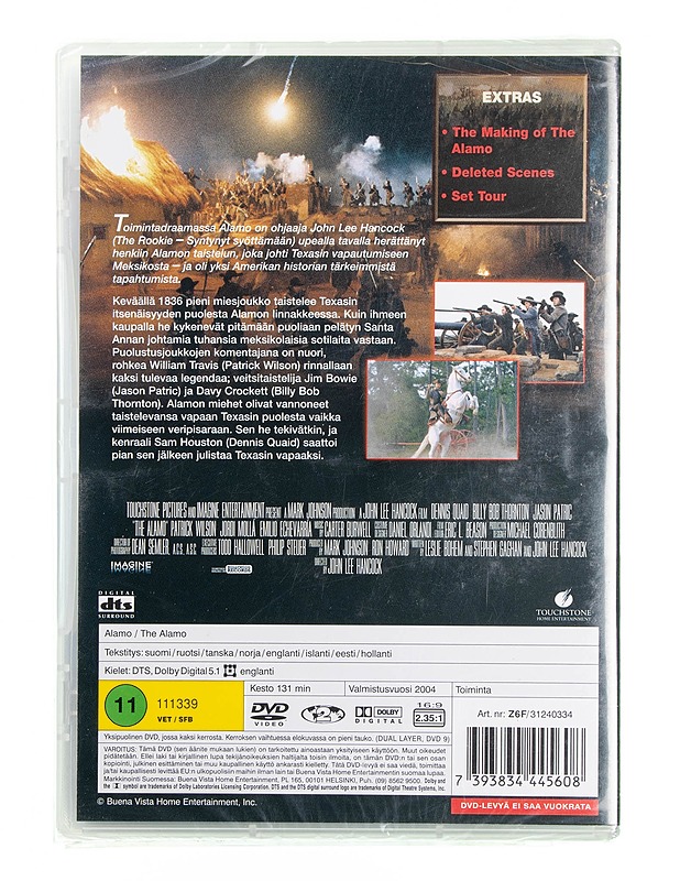 Alamo DVD - DVD-elokuvat - 10105594522 - 1