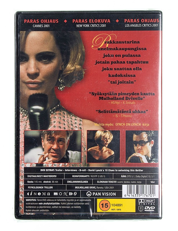 Mulholland Drive - DVD-elokuvat - 10105594538 - 1