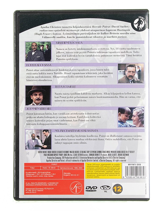 Poirot: kausi 1 - DVD - DVD-elokuvat - 10105594568 - 1