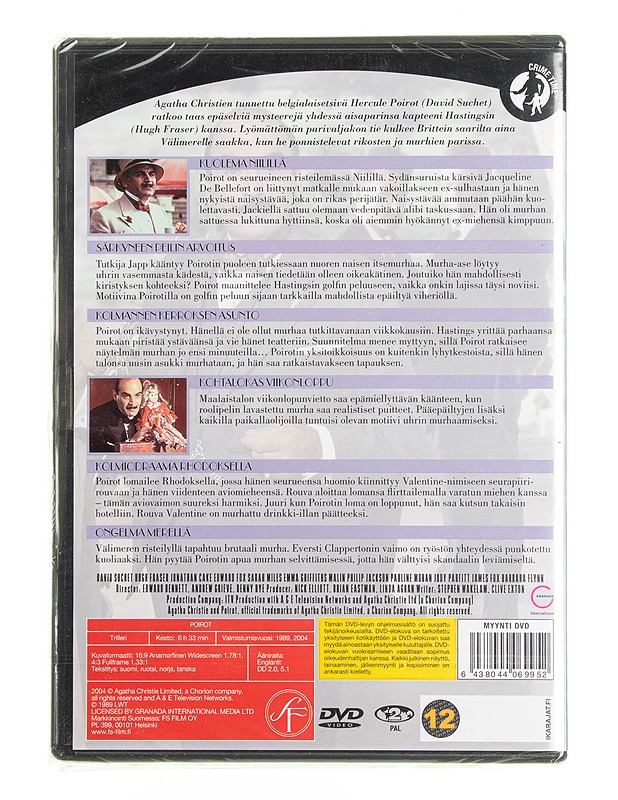 Poirot: kausi 2 - DVD - DVD-elokuvat - 10105594576 - 1
