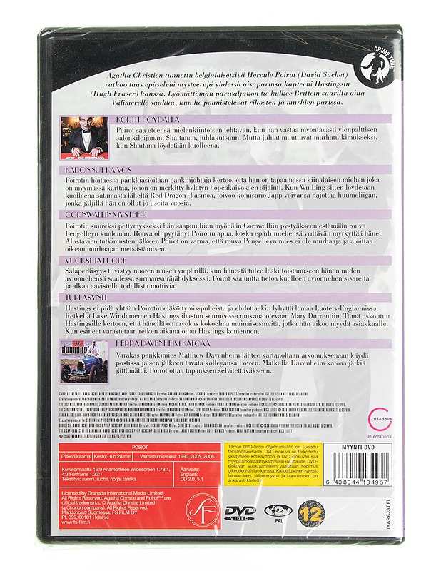 Poirot: kausi 4 - DVD - DVD-elokuvat - 10105594587 - 1