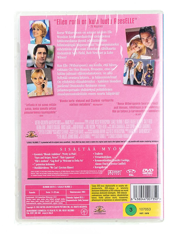 Blondin Kosto 2 DVD - DVD-elokuvat - 10105594590 - 1