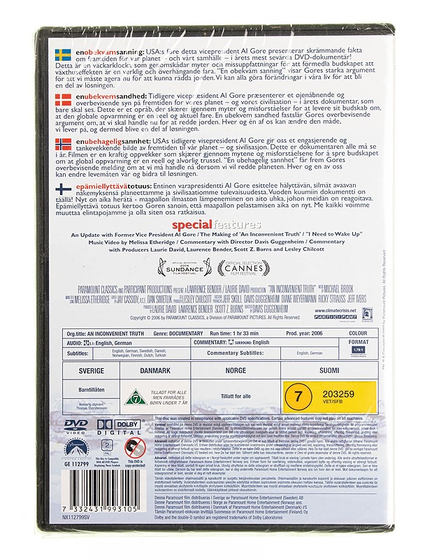 aninconvenienttruth DVD - DVD-elokuvat - 10105594608 - 1