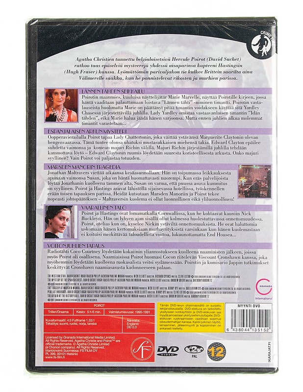 Poirot: kausi 6 - DVD - DVD-elokuvat - 10105594613 - 1