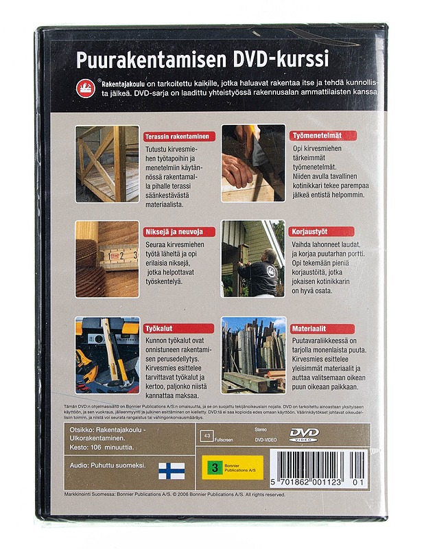Rakentajakoulu: Ulkorakentaminen DVD - DVD-elokuvat - 10105594617 - 1