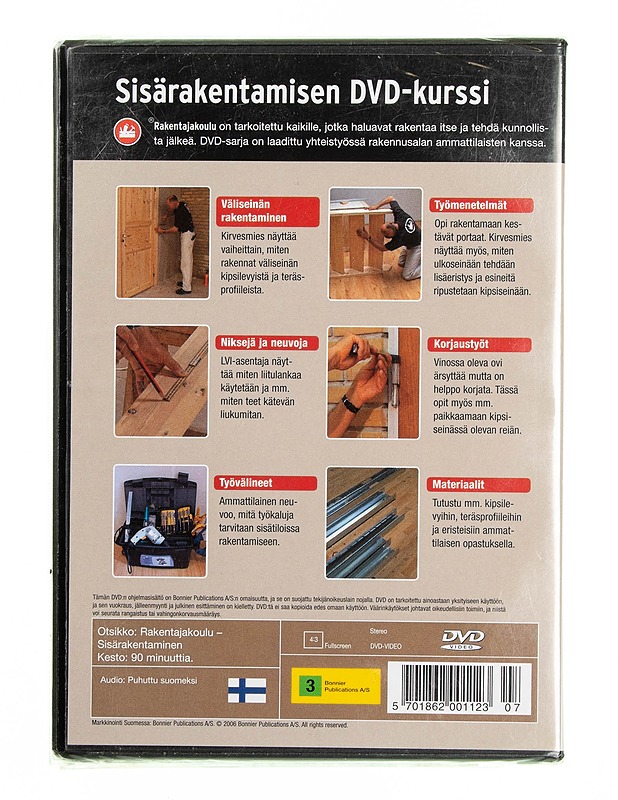 Rakentajakoulu: Sisärakentaminen DVD - DVD-elokuvat - 10105594620 - 1