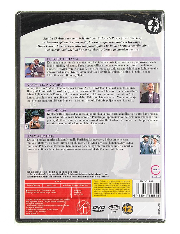 Poirot: kausi 8 - DVD - DVD-elokuvat - 10105594626 - 1