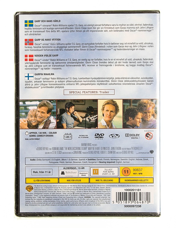 Garp DVD - DVD-elokuvat - 10105594639 - 1