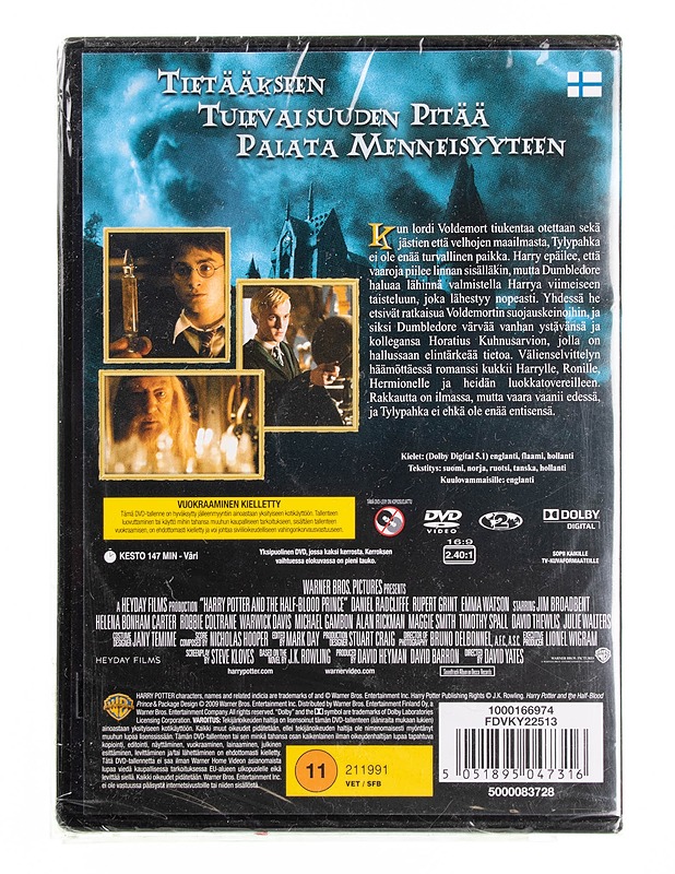 Harry Potter ja puoliverinen prinssi - DVD - DVD-elokuvat - 10105594652 - 1
