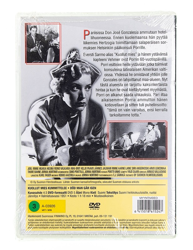 Kuollut Mies Kummittelee DVD - DVD-elokuvat - 10105594666 - 1
