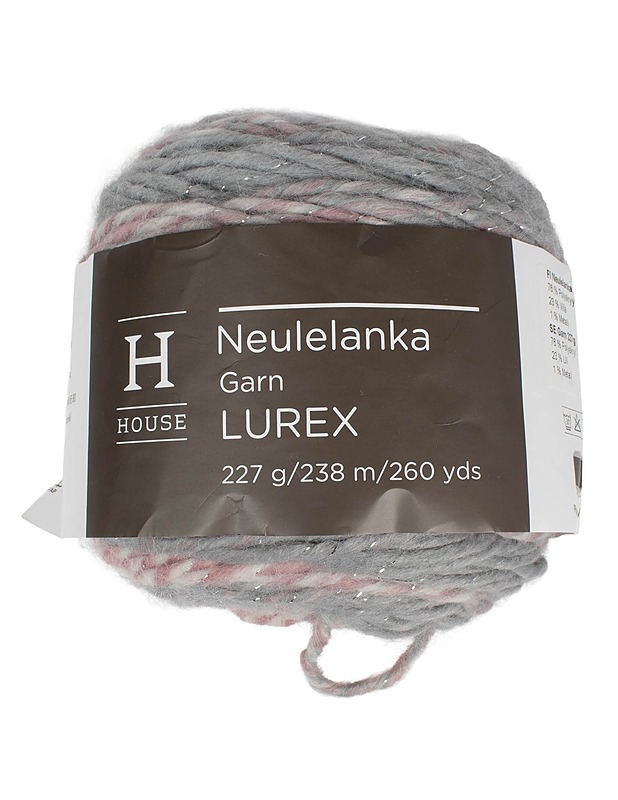 HOUSE lurex -neulelanka, 227 g - Käsityö - 10105594677 - 0