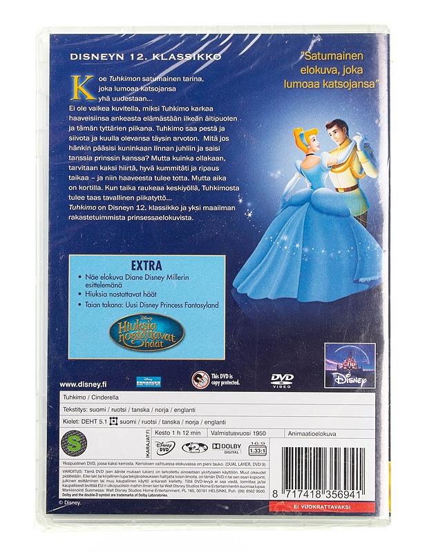 Tuhkimo - DVD - DVD-elokuvat - 10105594694 - 1