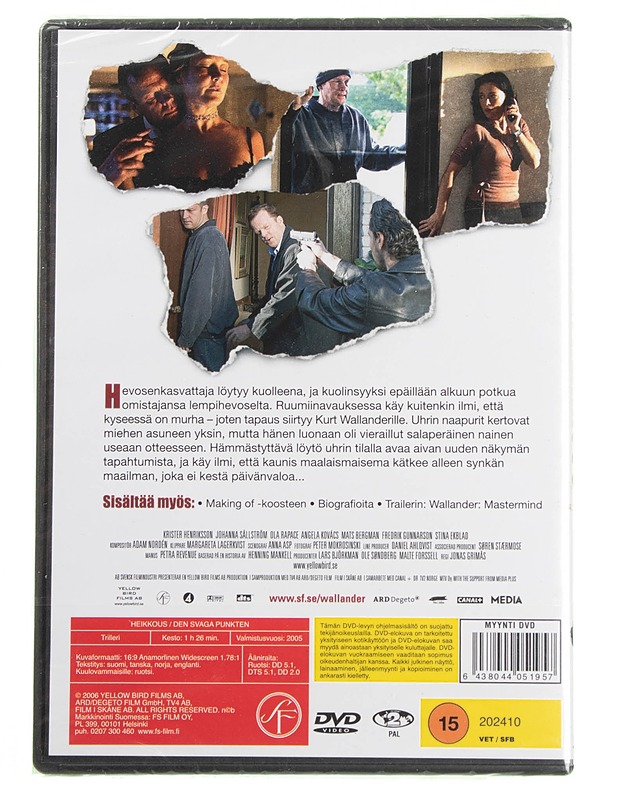 Wallander: heikkous - dvd - DVD-elokuvat - 10105594713 - 1